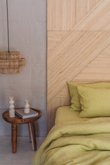 "Chartreuse yellow duvet cover - True Things"