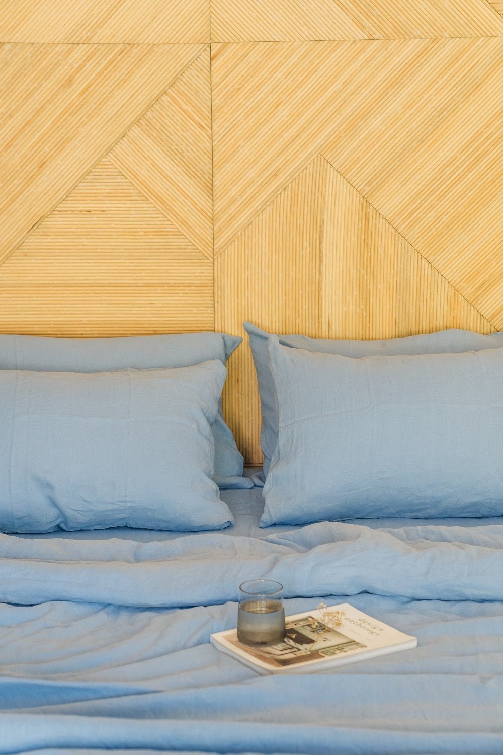 "Cornflower blue duvet cover - True Things"