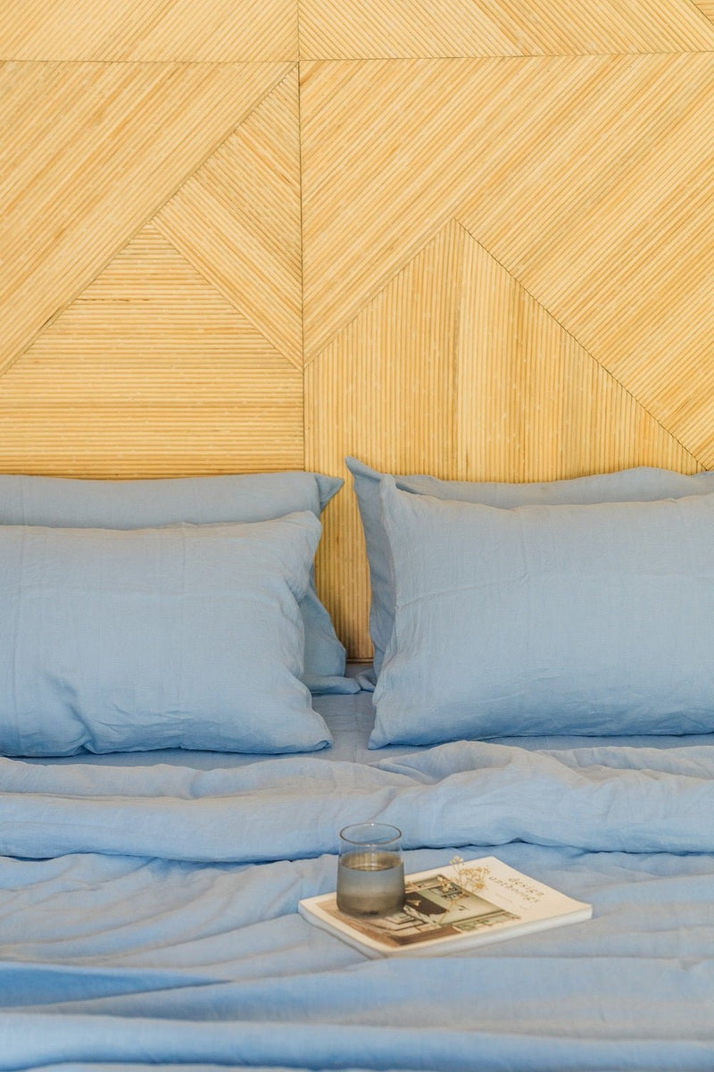 "Cornflower blue duvet cover - True Things"