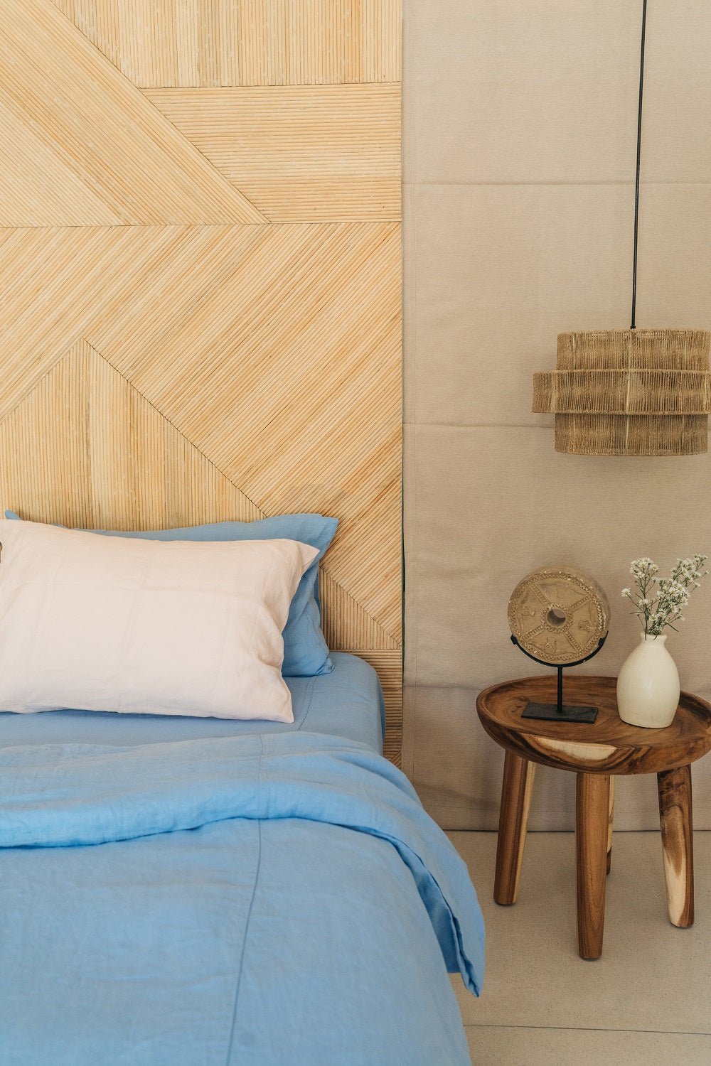 "Cornflower blue duvet cover - True Things"