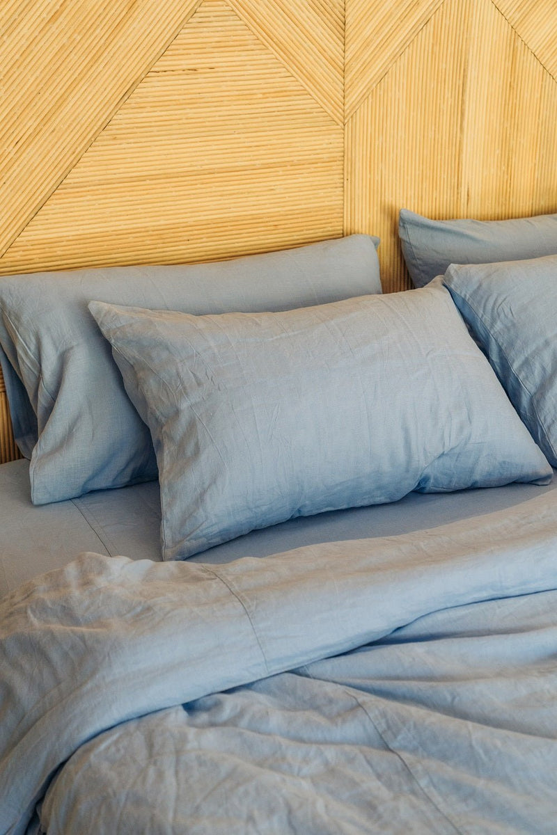 "Cornflower blue duvet cover - True Things"