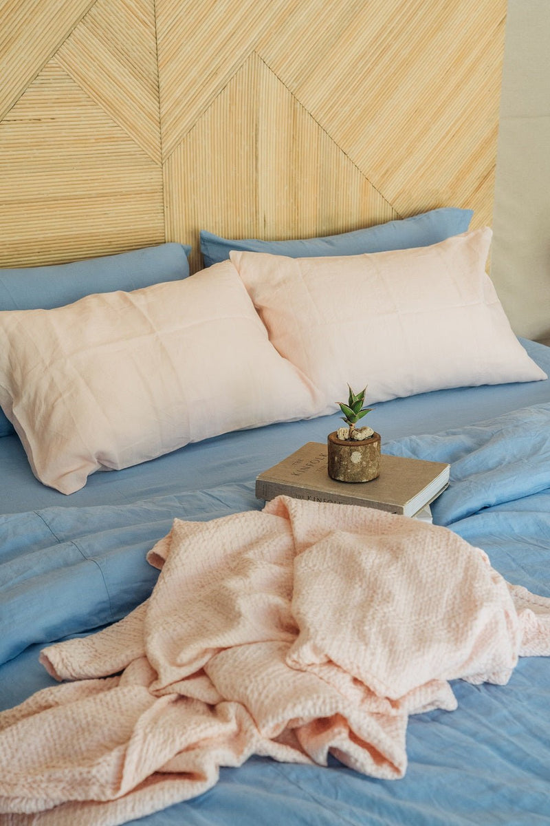 "Cornflower blue duvet cover - True Things"