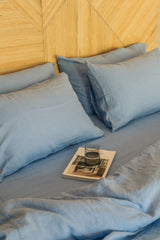 "Cornflower blue duvet cover - True Things"