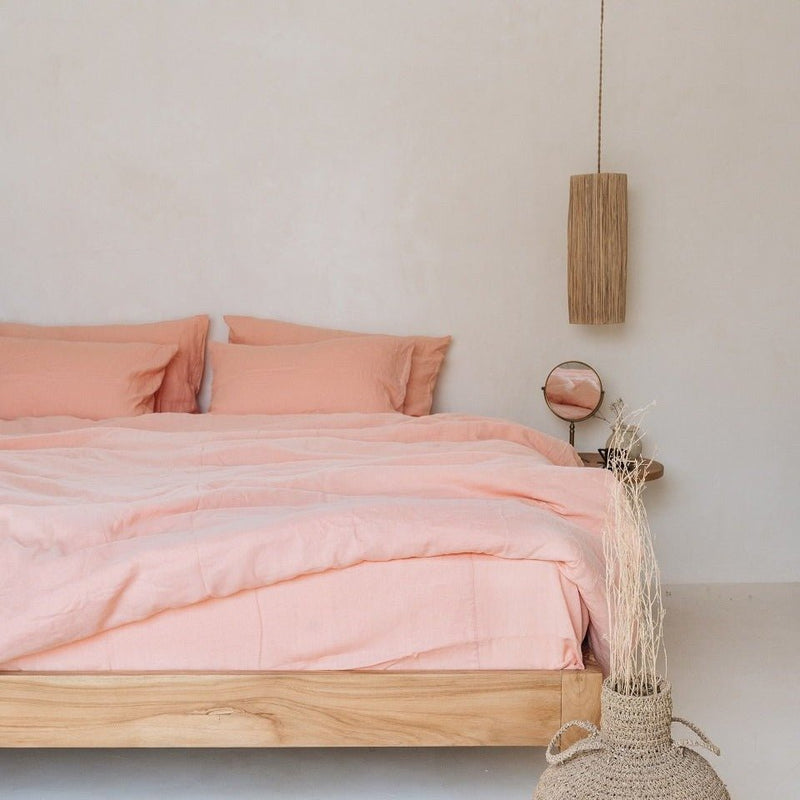 "Peach duvet cover - True Things"