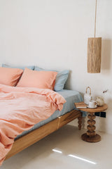 "Peach duvet cover - True Things"