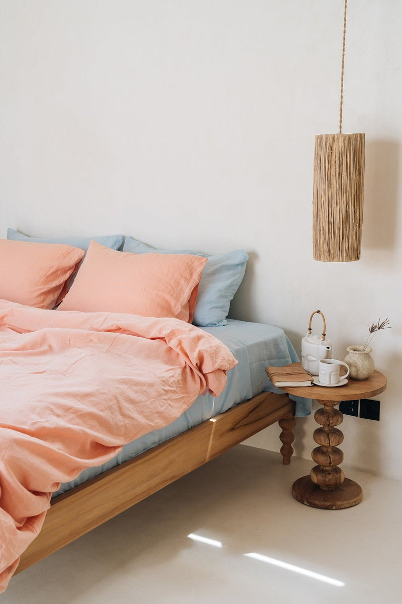 "Peach duvet cover - True Things"