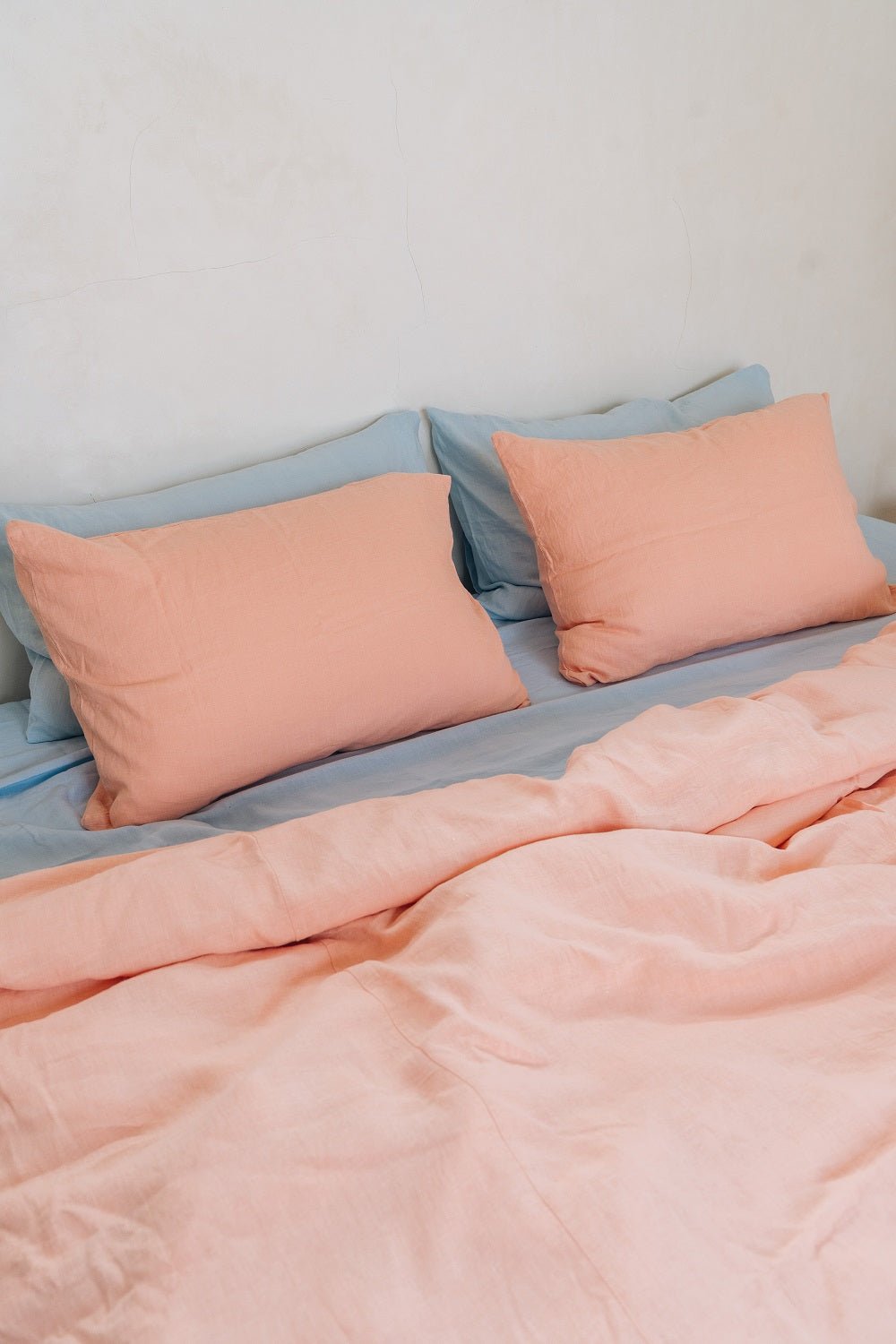 "Peach duvet cover - True Things"