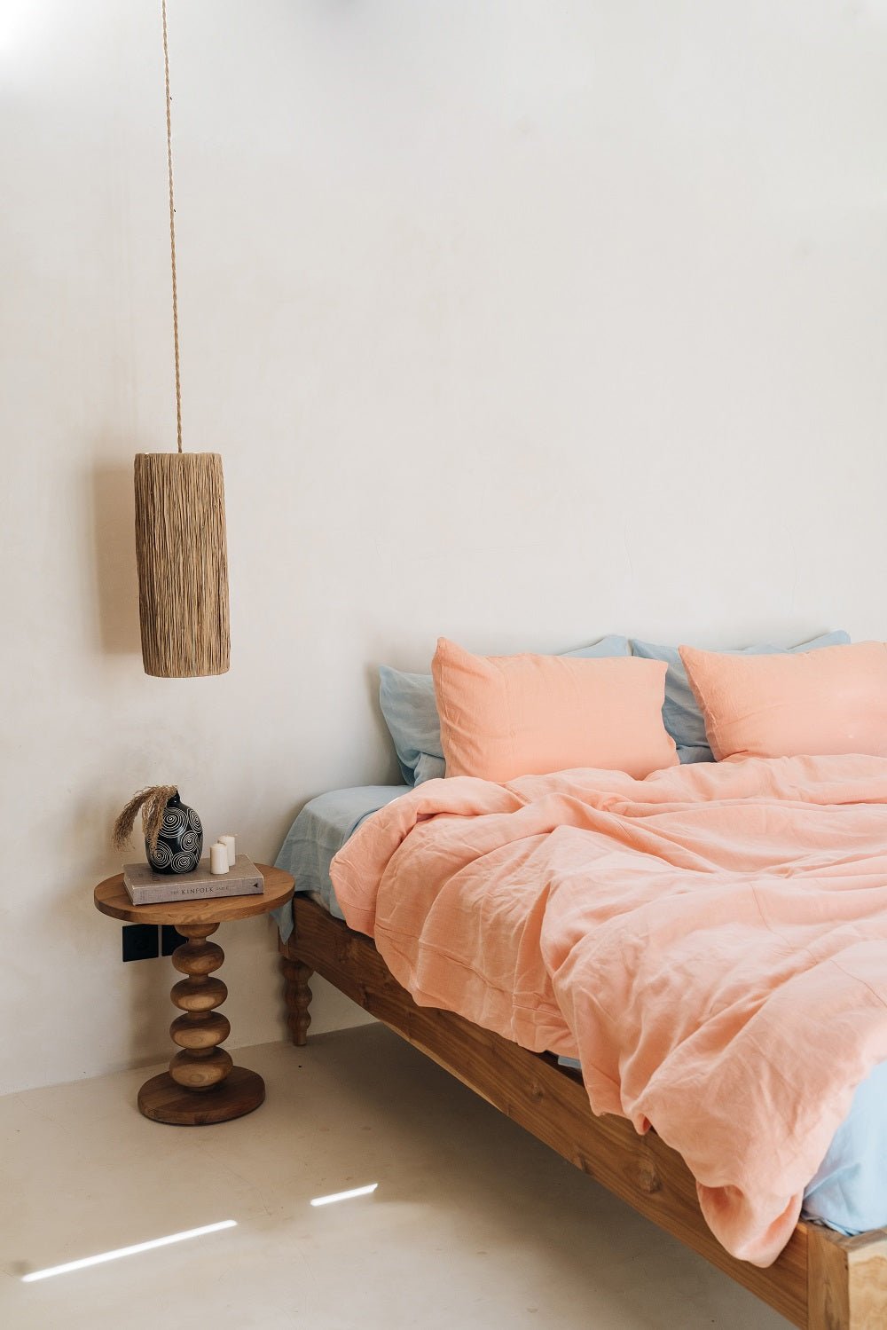 "Peach duvet cover - True Things"