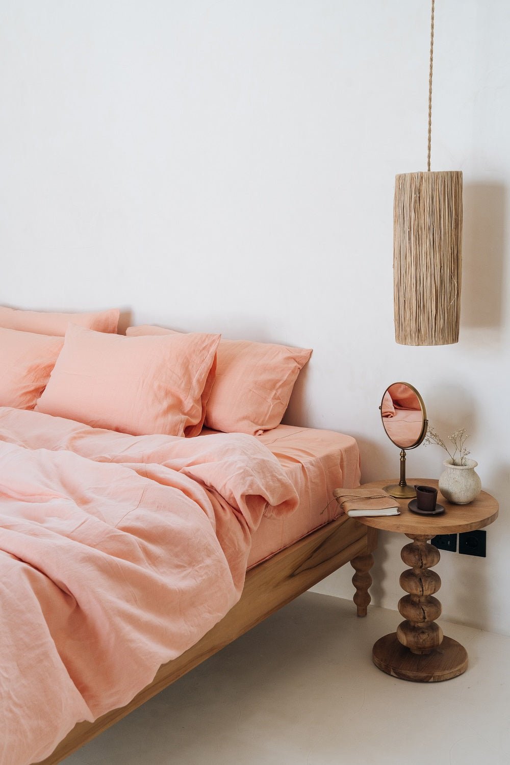 "Peach duvet cover - True Things"