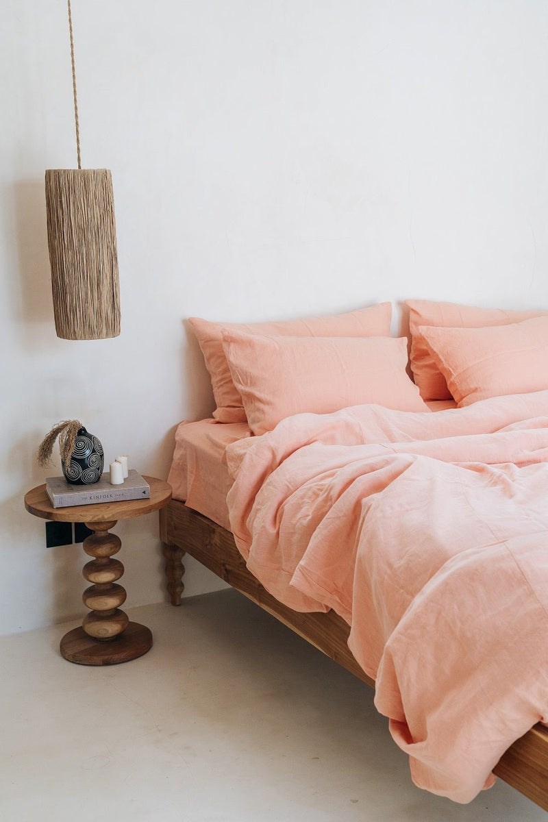 "Peach duvet cover - True Things"