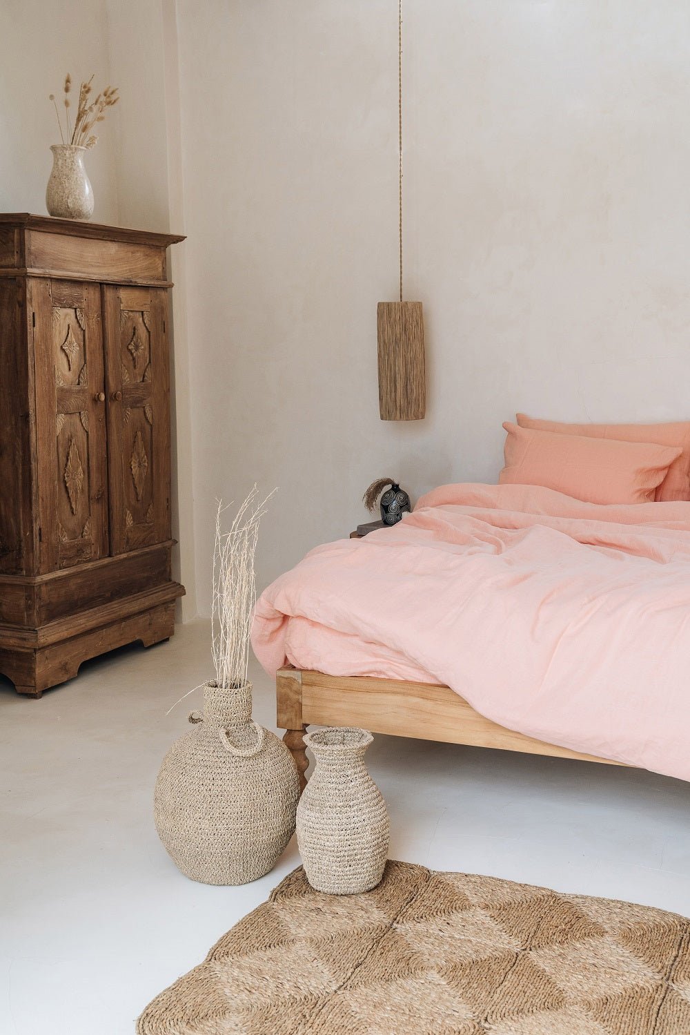 "Peach duvet cover - True Things"