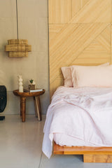 "Blush pink sheet set - True Things"