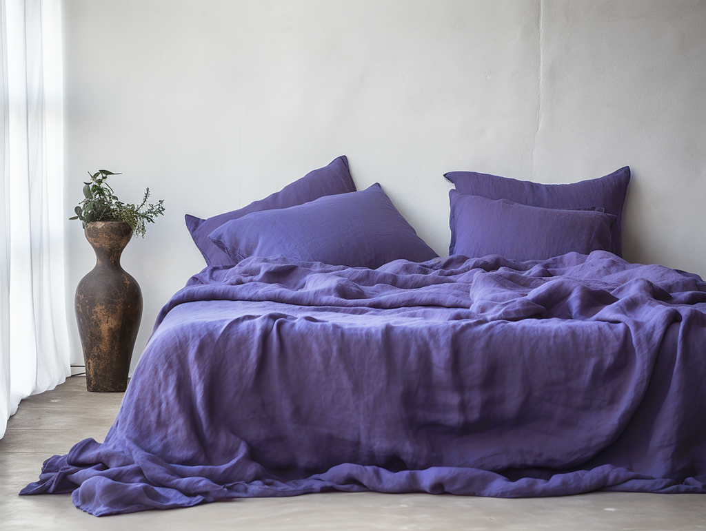 Violet pillowcase