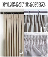 Linen curtains regular and blackout