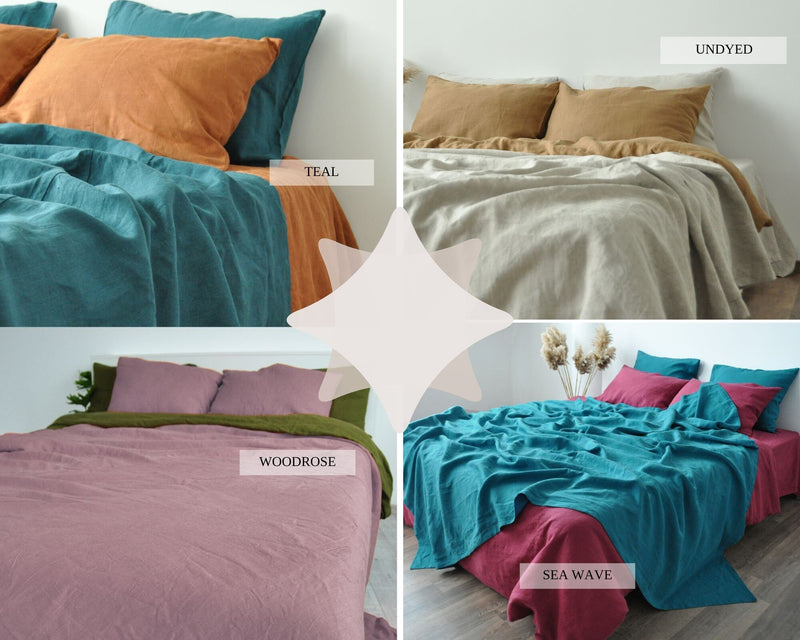 Linen coverlet with or without filling