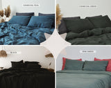 Linen bedding set