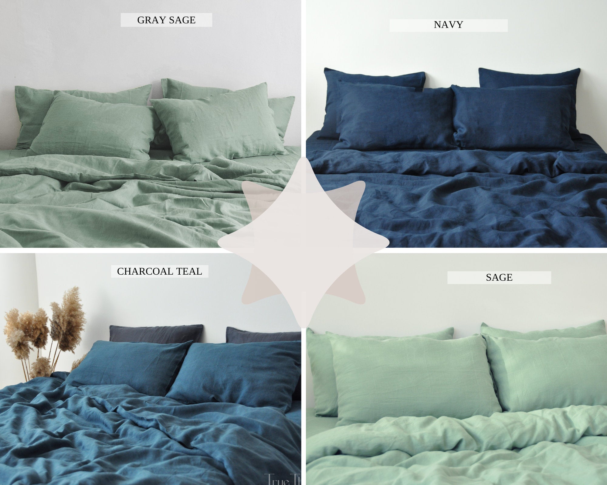 Linen pillowcases