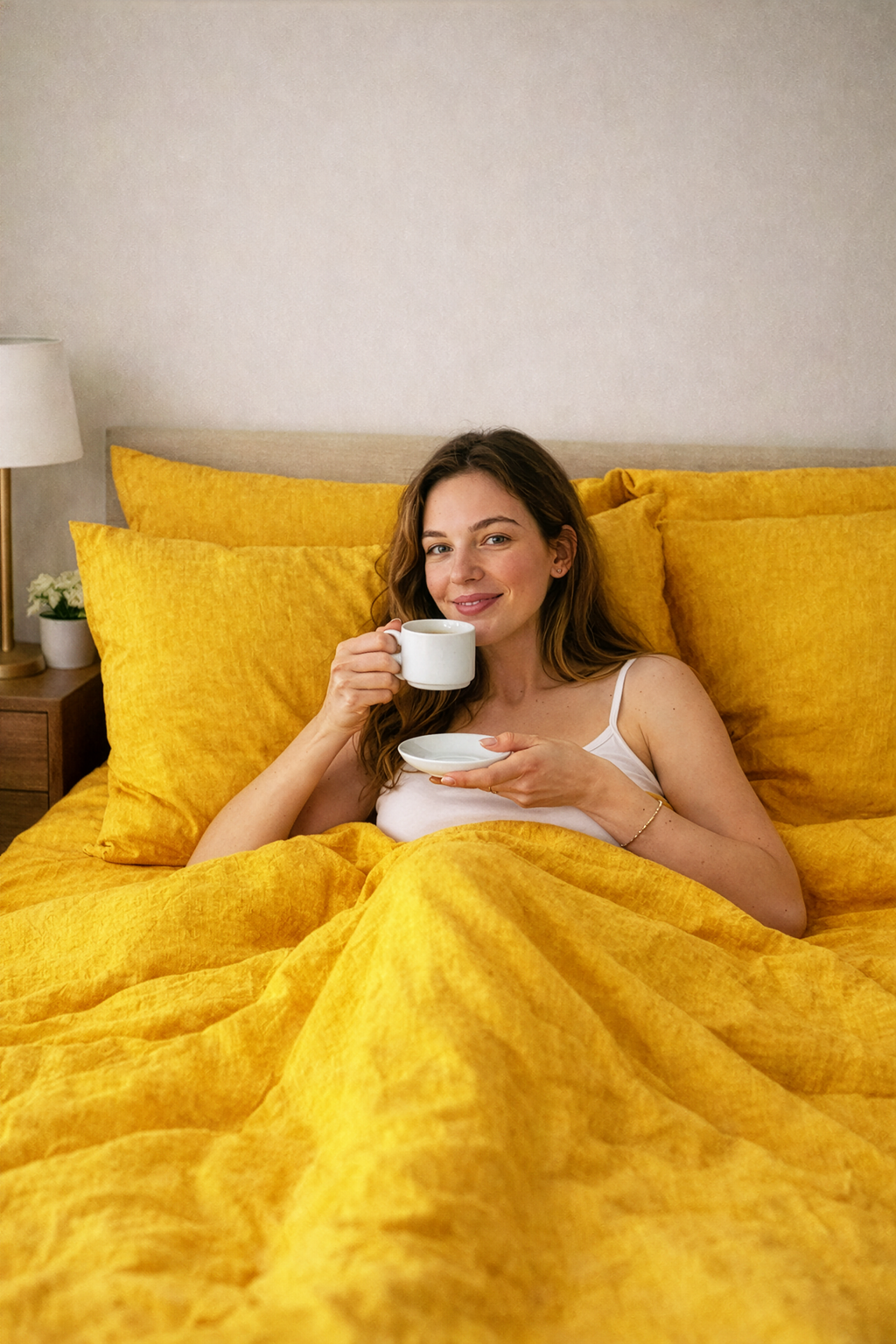 Housse de couette curcuma