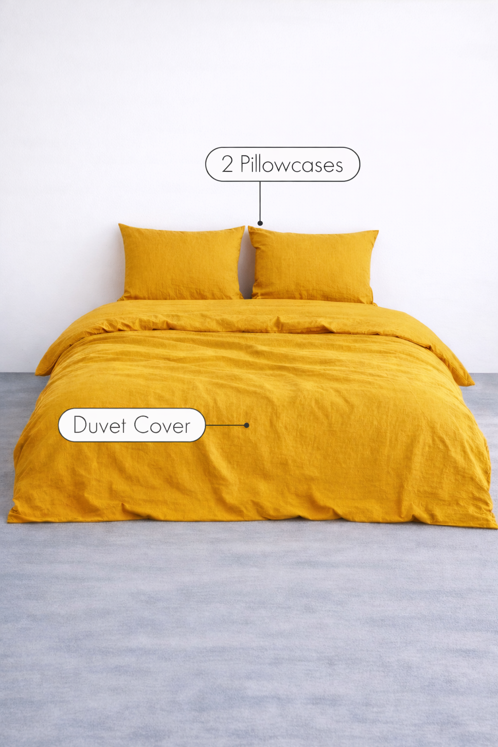 Housse de couette curcuma
