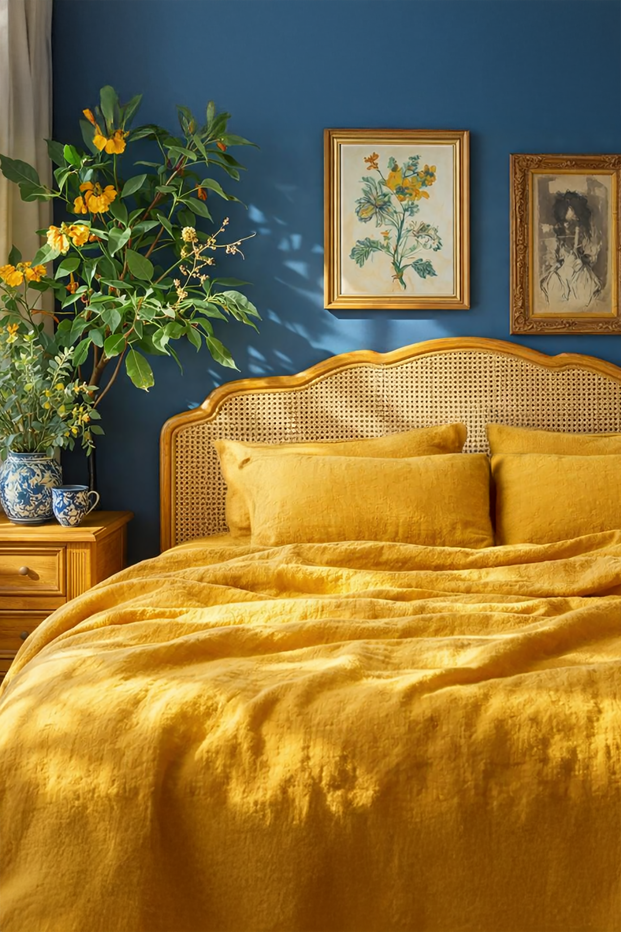 Housse de couette curcuma