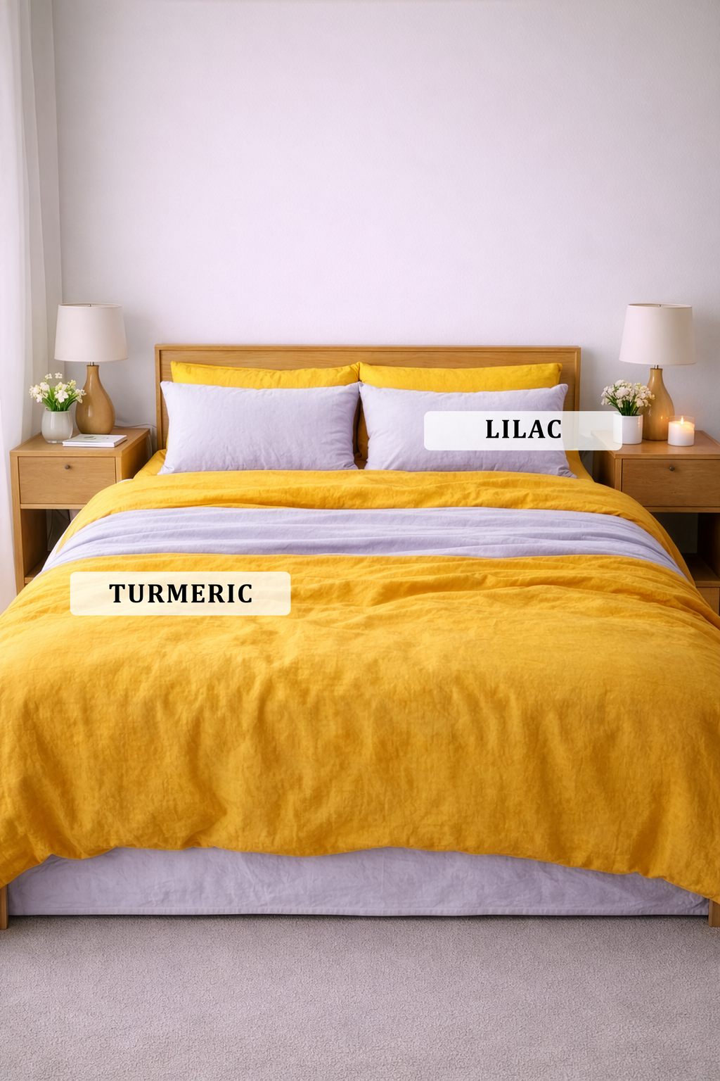 Housse de couette curcuma