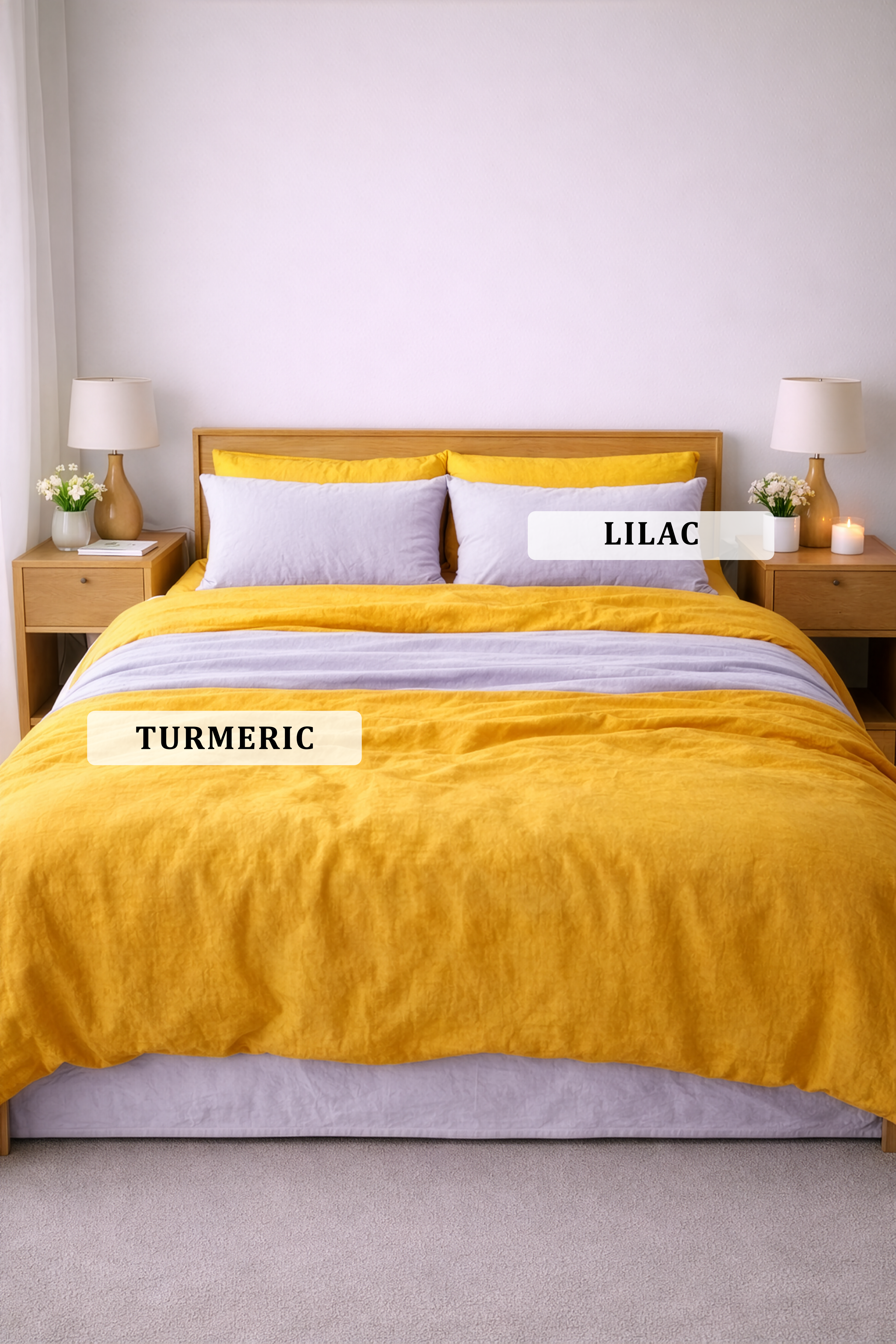 Housse de couette curcuma