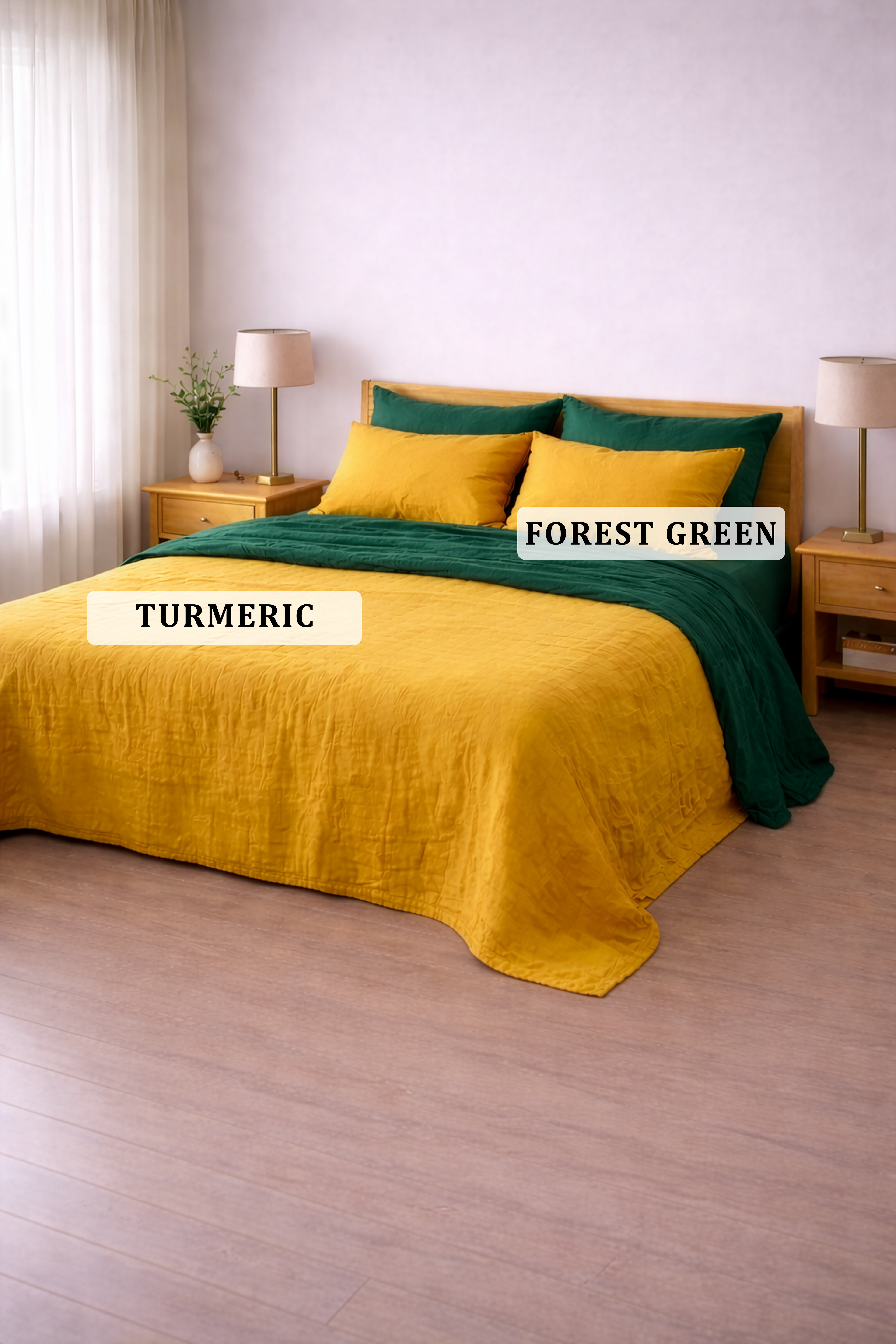 Housse de couette curcuma
