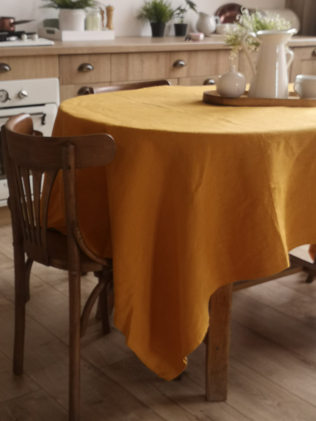 Kurkuma-Tischdecke
