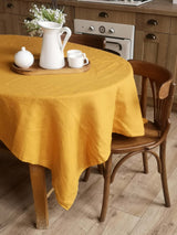 Turmeric tablecloth