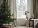 Undyed curtains