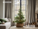 Undyed curtains