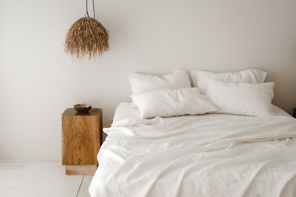 Ensemble de draps blancs