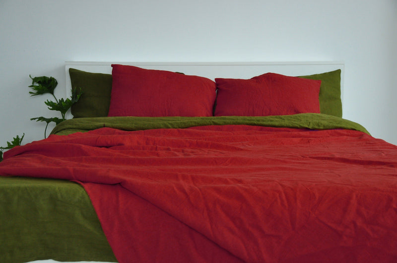 Linen coverlet with or without filling