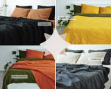 Linen coverlet with or without filling
