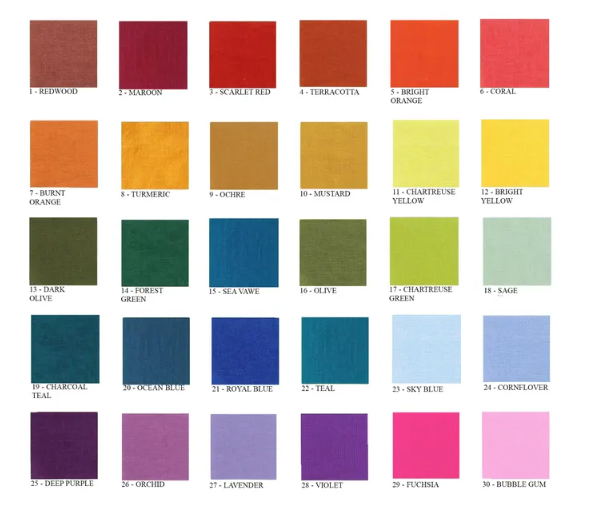 Waffle linen coverlet