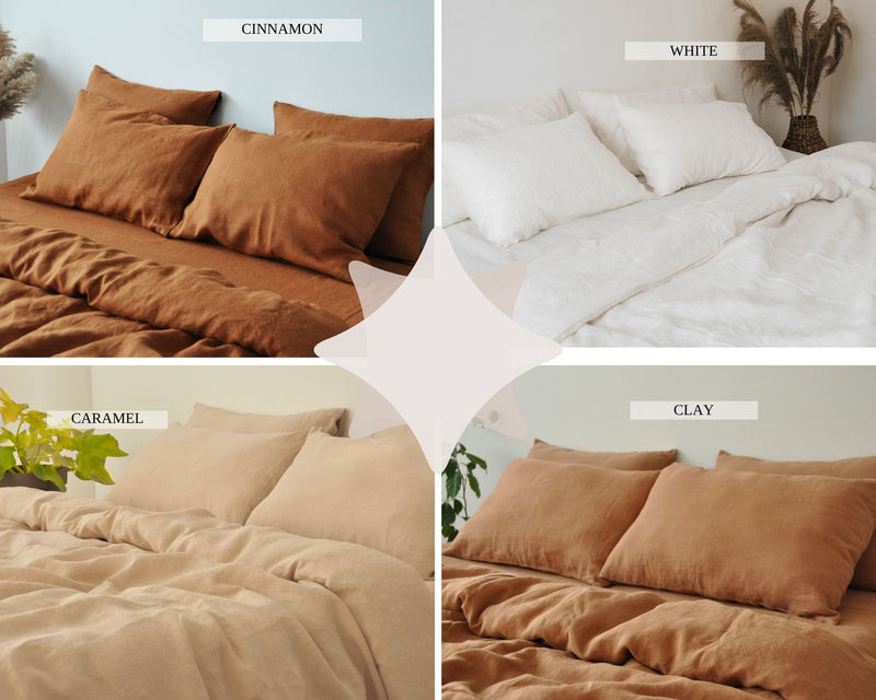 Linen bedding set