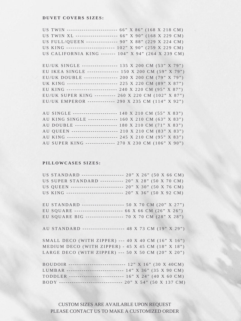 Linen duvet_cover with or without pillowcases