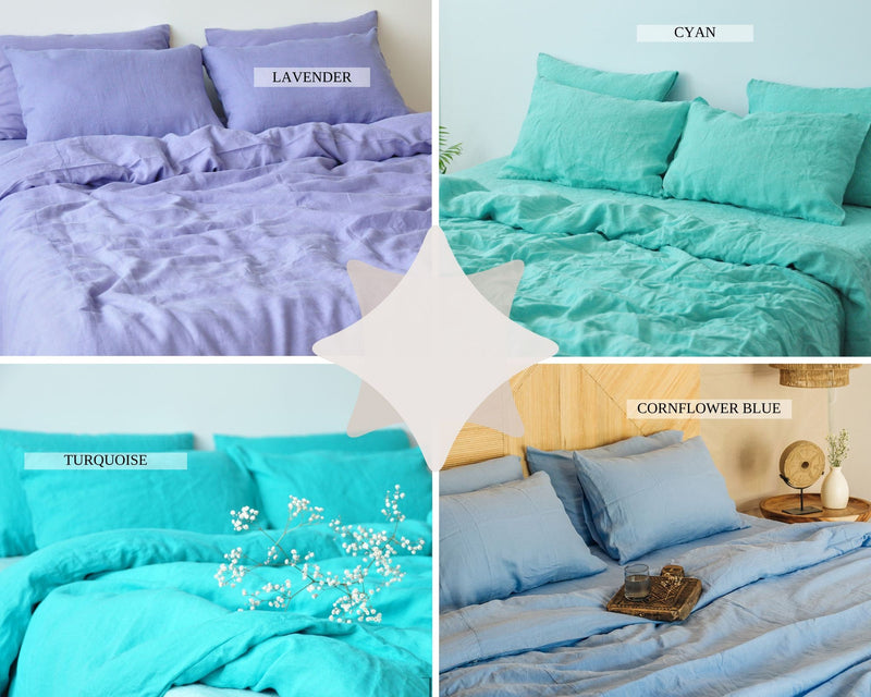 Linen duvet_cover with or without pillowcases