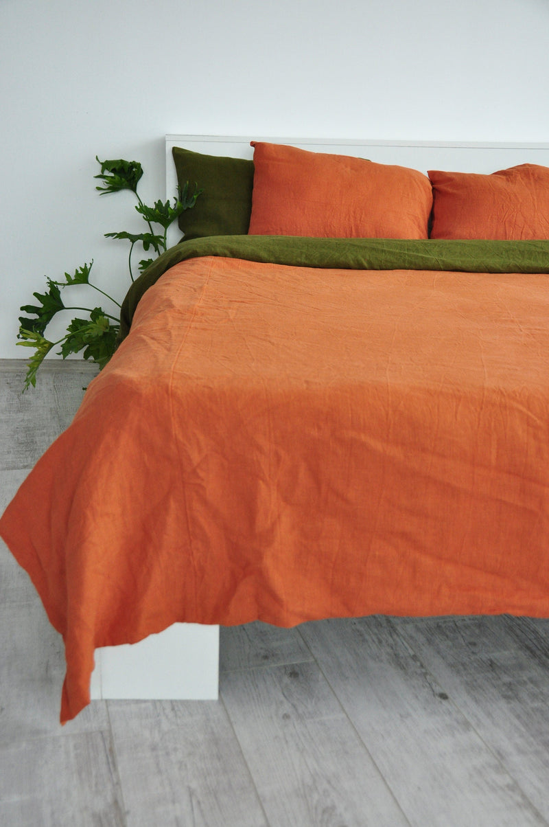 Linen coverlet with or without filling