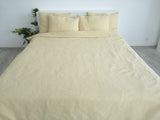 Ready to ship Pastel yellow linen duvet cover