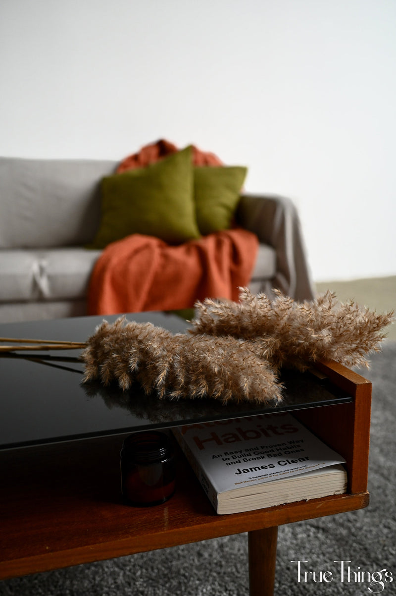 Ready to ship Undyed linen sofa slipcover