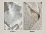 Muslin bedding set 2 layer 4 layer