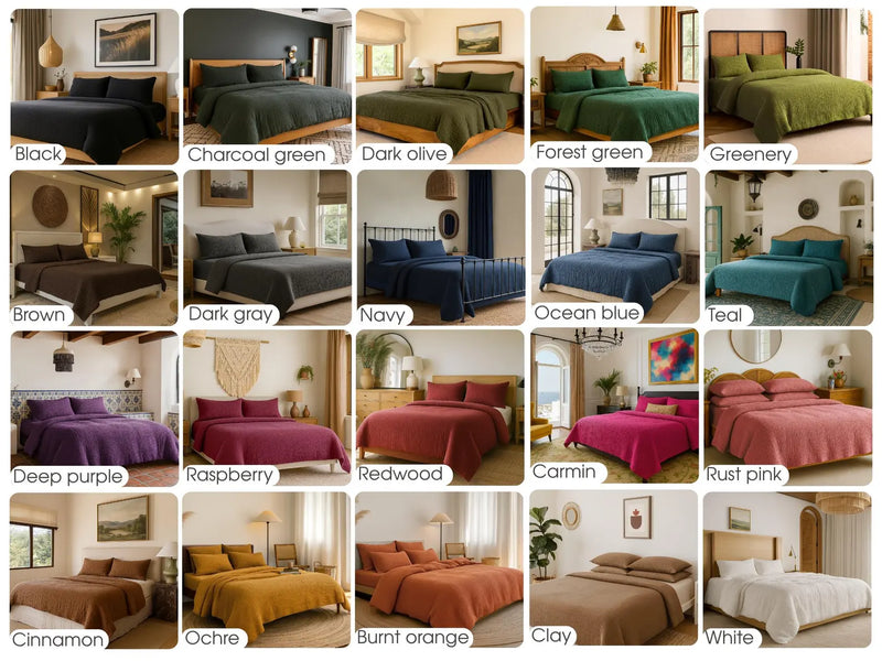 Muslin bedding set 2 layer 4 layer