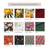 Tablecloth Water & Stain Repellent Fabric Plaid Holiday Table Decor