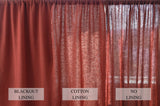 Ready to ship Redwood linen curtains
