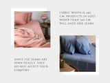 Navy linen triple ruffled bedding set Duvet cover and 2 pillowcases with three ruffles Softened linen Comforter cover set Quilt cover set