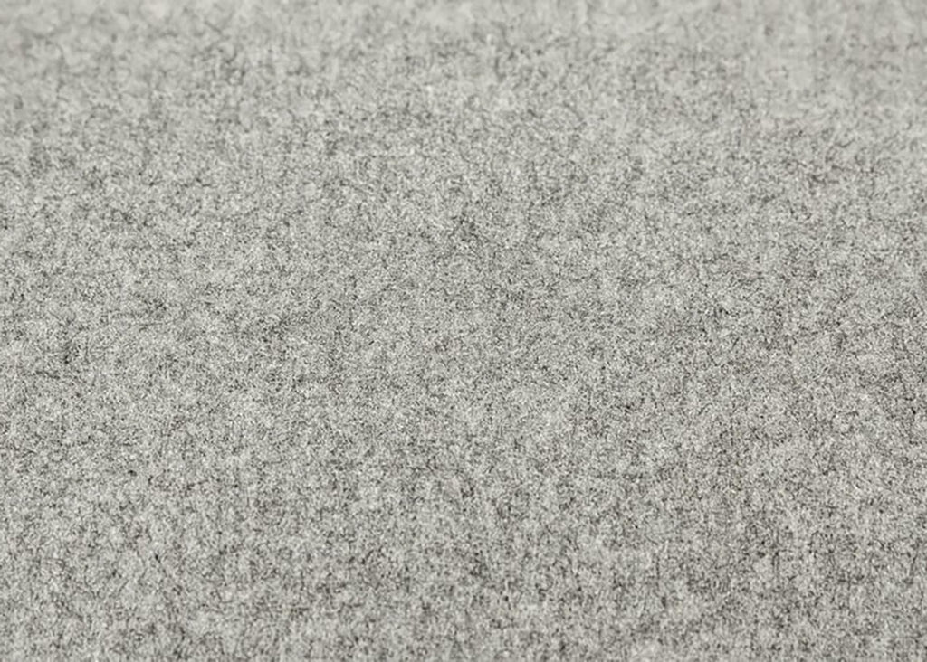 Light gray plaid merino wool blanket