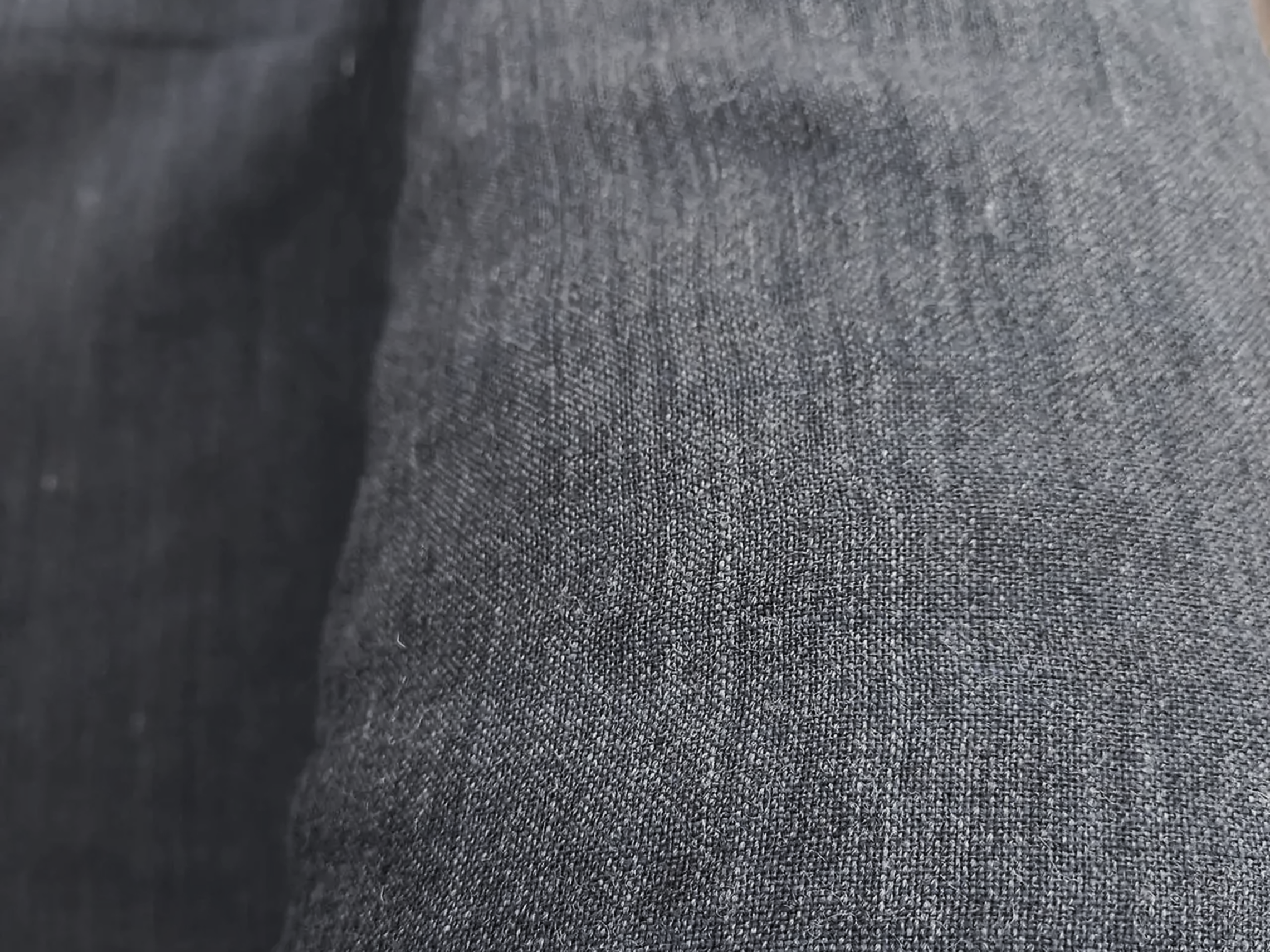 Dunkelgraue Melange-Tagesdecke