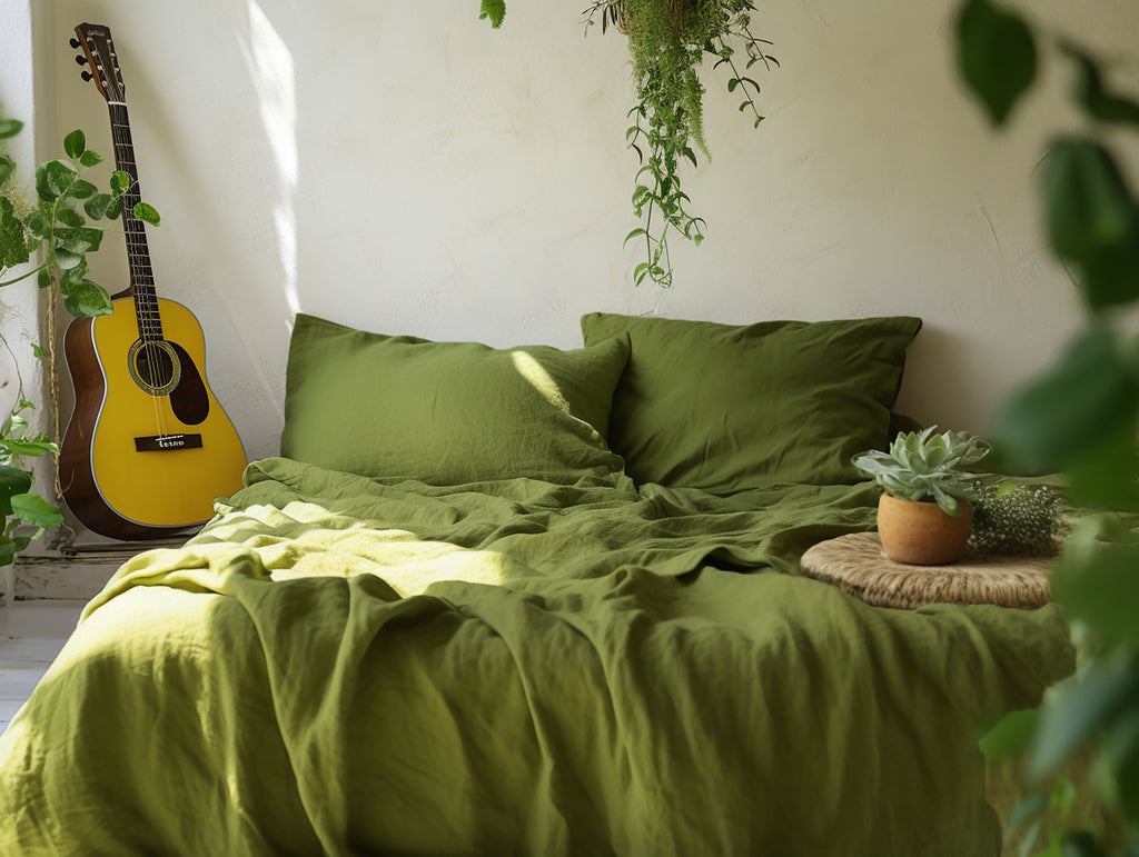 Parure de draps Olive