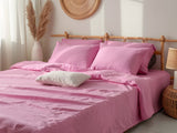 Bubble gum fitted sheet